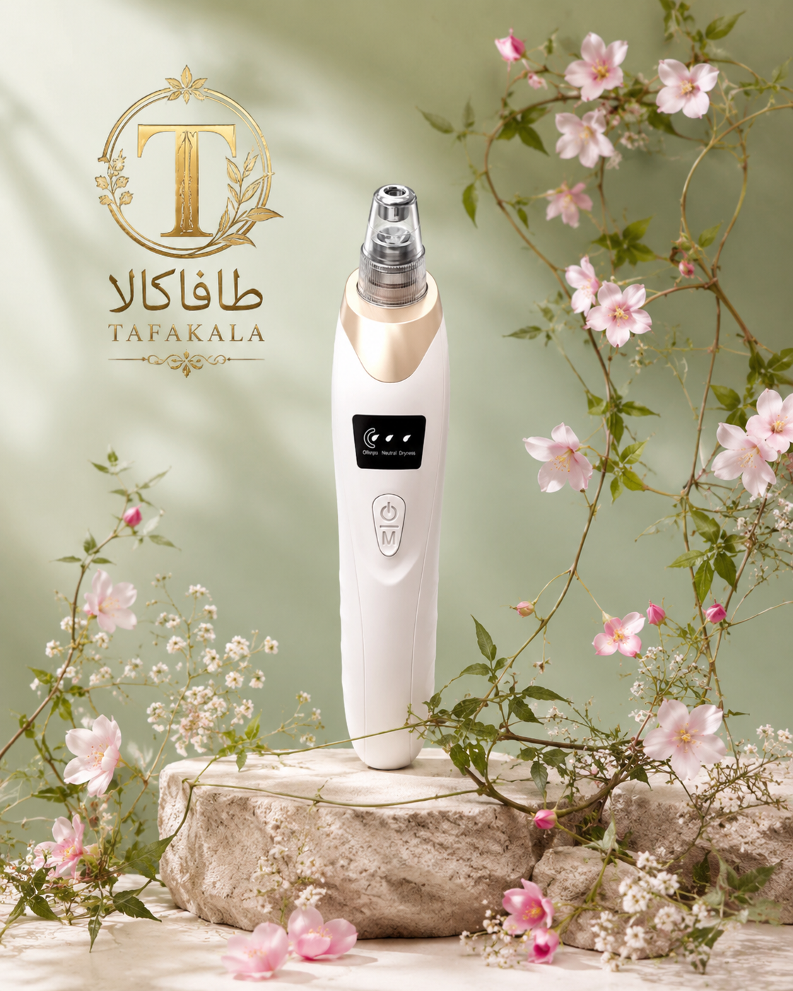 دستگاه میکرودرم خانگی مخصوص چربی ها و جوش های سر سیاه صورت را به راحتی بیرون می کشه برند لدر شاول
