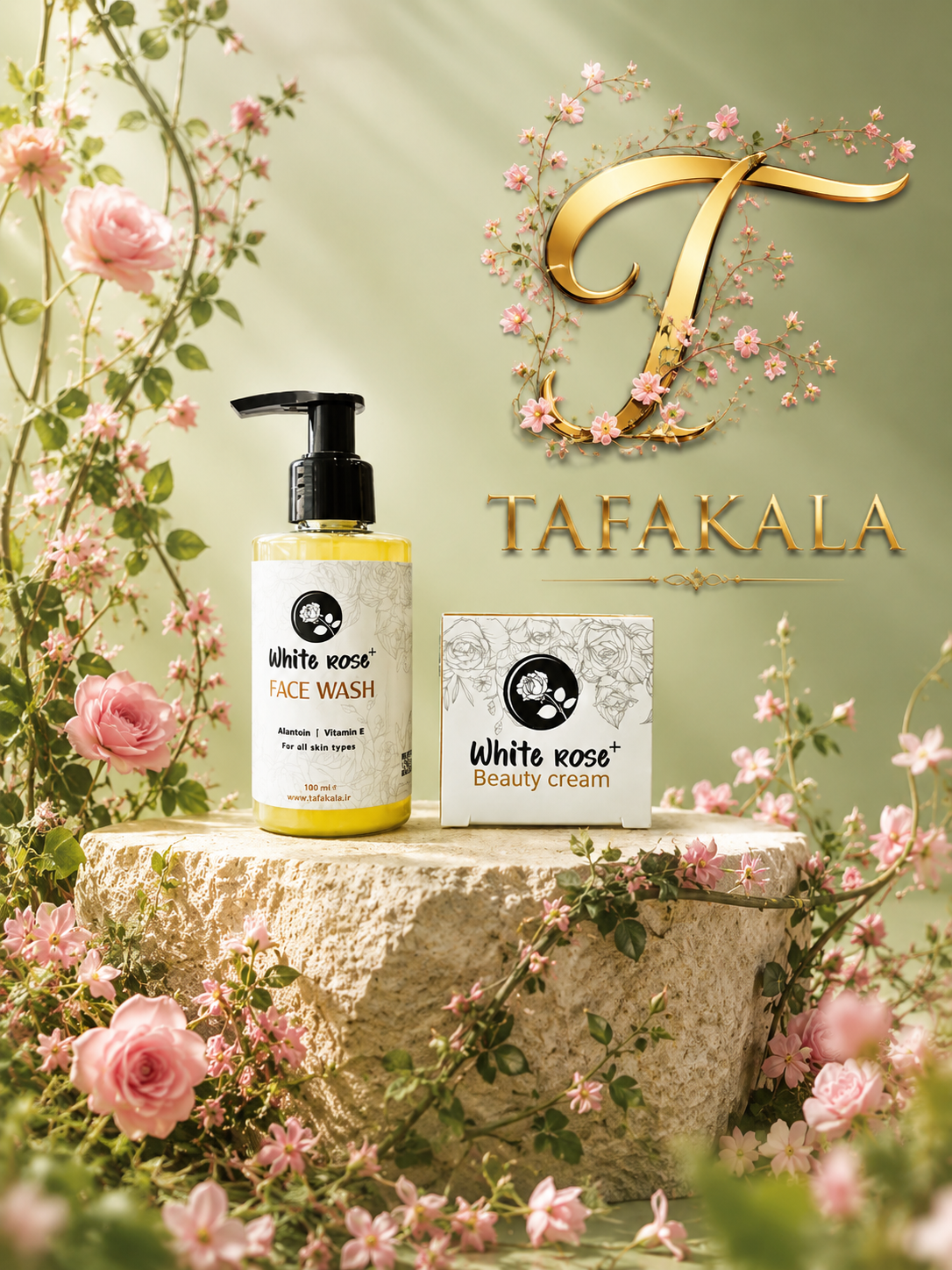 WHITE ROSE+ package | پکیج برند وایت رز پلاس   پکیج بی نظیر وایت رز پلاس همراه با ژل شستشوی صورت 😍😍😍  دارای QR کد و هولوگرام اصالت کالا 🔥   دارای ترکیبات کاملا ایمن و پایه طبیعی   ✨ روشن کننده پوست   ✨ رفع انواع لک های آفتاب سوختگی، کبدی، کک و مک، هورمونی، بارداری، لک ناشی از جوش و ....  ✨ رفع چروک های سطحی پوست  ✨ درمان انواع جوش و آکنه  ✨آبرسانی عمیق پوست  پرفروش ترین کرم ضد لک چند سال اخیر 😍  پوستی به لطافت رُز 🌸☺️  زیبایی رو به خودت هدیه بده 🎁   ‼️ پشت جعبه کرم و کنار درب ظرف وایت رز پلاس QR کد جهت استعلام اصالت کالا و ورود به کانال مرجع درج شده است و درب داخلی محصول با هولوگرام سبز پلمپ شده است ✅